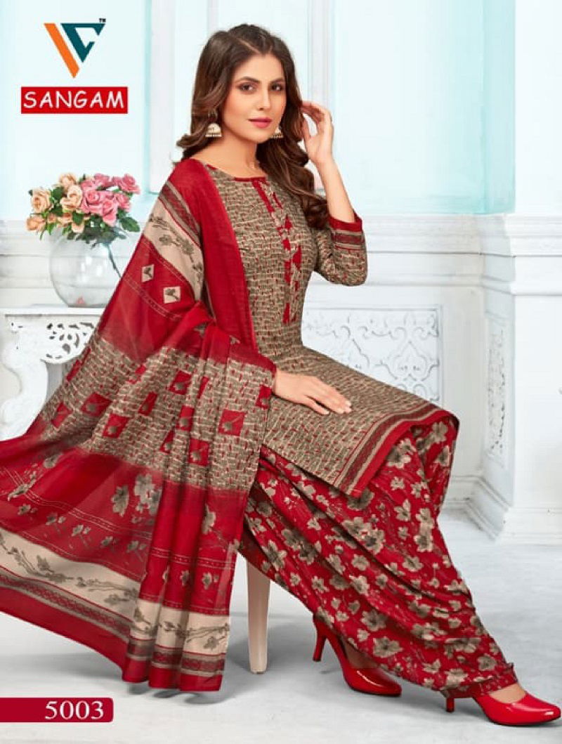 Vandana Sangam Vol 5 Printed Cotton Dress Material
